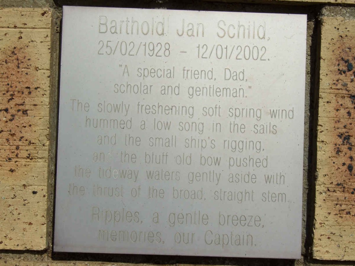 SCHILD Barthold Jan 1928-2002