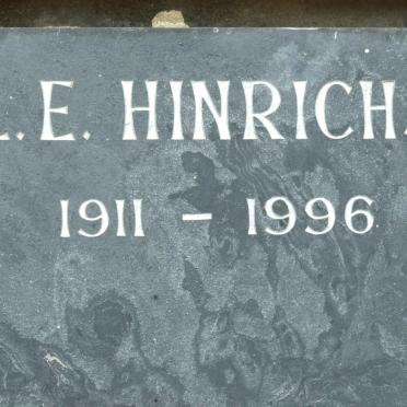 HINRICHS L.E. 1911-1996