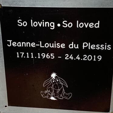 PLESSIS Jeanne-Louise, du 1965-2019