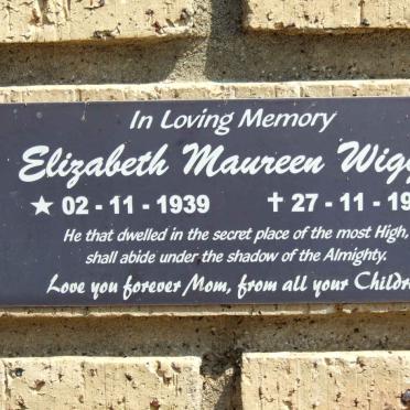 WIGGIL Elizabeth Maureen 1939-1996