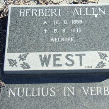 WEST Herbert Allen 1899-1979