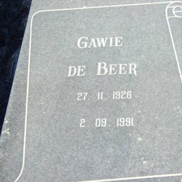 BEER Gawie, de 1926-1991