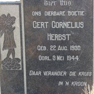 HERBST Gert Cornelius 1930-1944