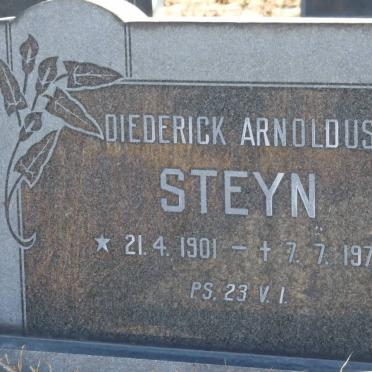 STEYN Diederick Arnoldus 1901-1976