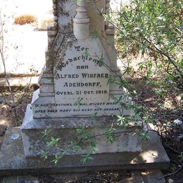 ADENDORFF Alfred Winfred -1918