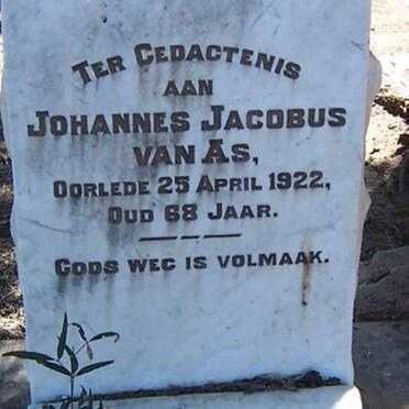 AS Johannes Jacobus, van -1922