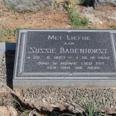 BADENHORST Sussie 1927-1992