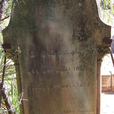 BOTHMA A.C. 1836-1907