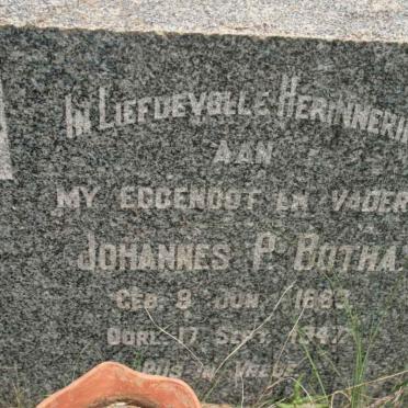 BOTHA Johannes P. 1883-1947