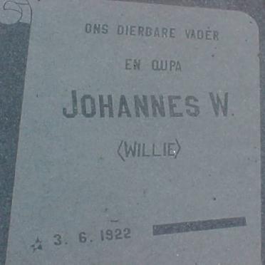 BERG Johannes W., van den 1922- &amp; Hendrika J. SNYMAN 1928-1984