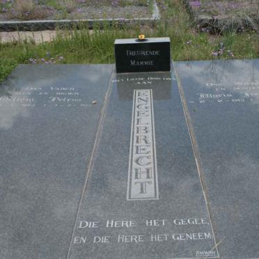 ENGELBRECHT Willem Petrus 1943-1993 &amp; Maria Frederika 1943-1993