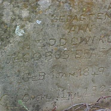 ERASMUS Lodewikus Jacobus 1849-1923