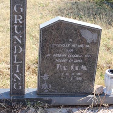 GRUNDLING Ignatius Petrus 1915-1994 &amp; Dina Carolina 1915-1992