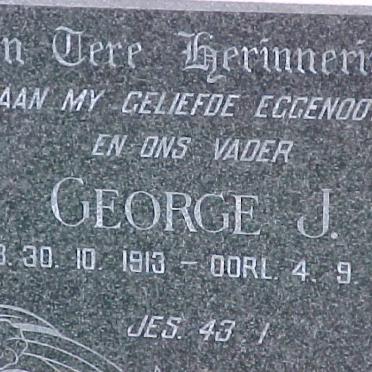 GERINGER George J. 1913-1972