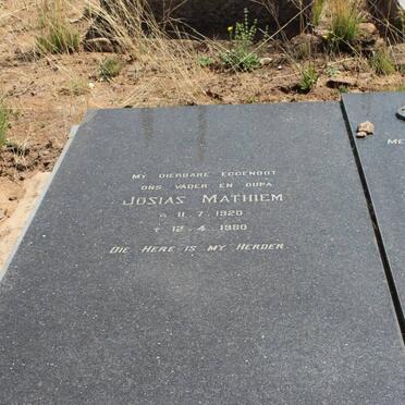 HOFFMAN Josias Mathiem 1920-1980 &amp; Magrietha Alida 1923-