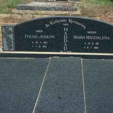 HADDAD Fouad Joseph 1897-1970 &amp; Maria Magdalena 1911-1969