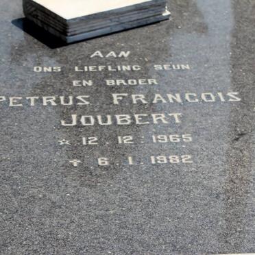 JOUBERT Petrus Francois 1965-1982