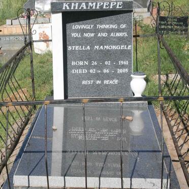 KHAMPEPE Stella Mamokgele 1961-2005
