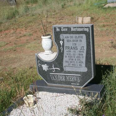 MERWE Frans J.T., van der 1946-1998