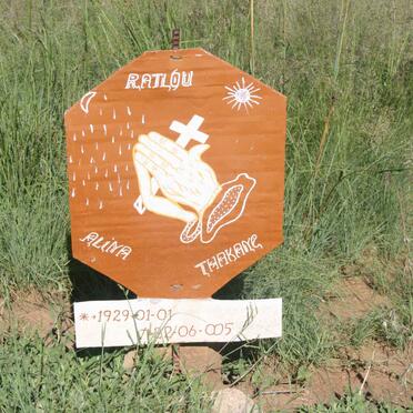 RATLOE Alina Thakane 1929-2005