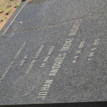 RICHTER Johan Andries 1895-1975