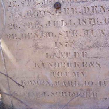 ROOS J.C. 18?8-1878 :: ROOS J.P. 1870-1877 :: ROOS J.J. 18??-1878 :: ROOS J.S. 1876-1877