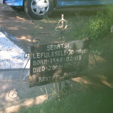 SENATSI Lefulesele Johannes 1948-2006