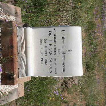 STADEN J.F., van 1893-1937