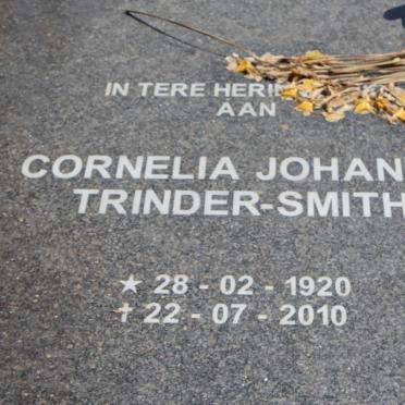 SMITH Cornelia Johanna, TRINDER 1920-2010