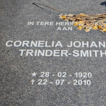 SMITH Cornelia Johanna, TRINDER 1920-2010