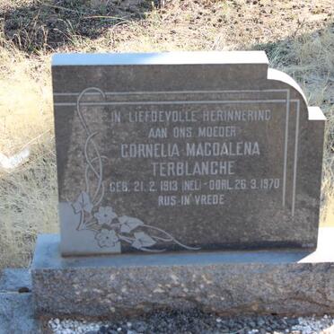 TERBLANCHE Cornelia Magdalena nee NEL 1913-1970