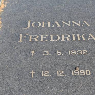 TONDER Gerhardus Johannes, van 1929-1991 &amp; Johanna Fredrika 1932-1990