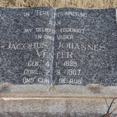 VENTER Jacobus Johannes 1899-1967