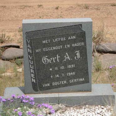 VUUREN Gert A.J., van 1891-1946