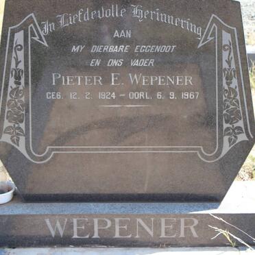 WEPENER Pieter E. 1924-1967