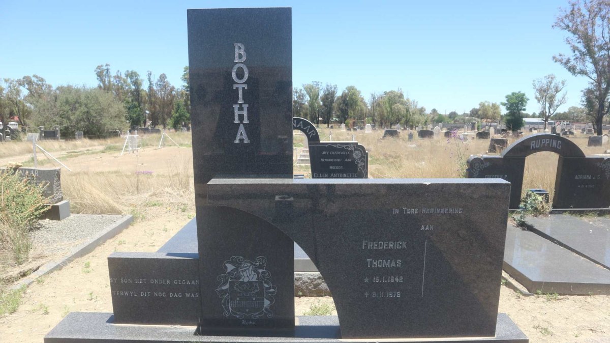 BOTHA Frederick Thomas 1942-197?