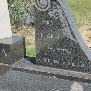 BOTHA Reinier Johannes 1912-1982 &amp; Maria Elizabeth HERBST 1922-2016