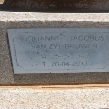 BRUWER Johannes Jacobus van Zyl 1948-2013 :: BRUWER Jan 1981-1995