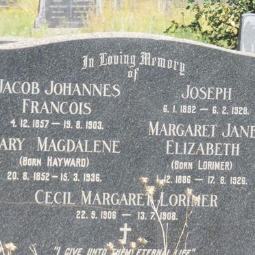 CLOETE :: HAYWARD :: LORIMER