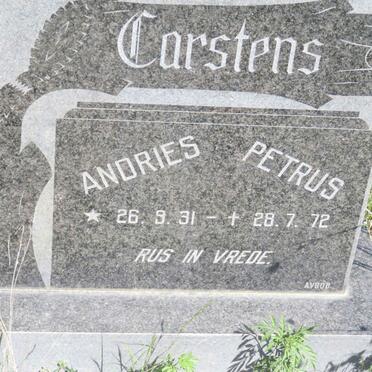 CARSTENS Andries Petrus 1931-1972