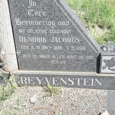 GREYVENSTEIN Hendrik Jacobus 1911-1982