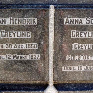 GREYLING Jan Hendrik 1860-1937 &amp; Anna Sophia GREYLING 1861-1941