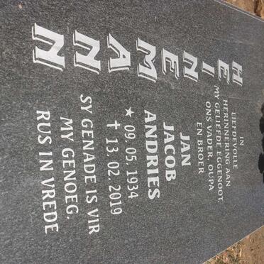 HEINEMANN Jan Jacob Andries 1934-2019