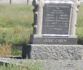 JACOBS Willem Jacobus Cornelius &amp; Johanna Christina GROENEWALD