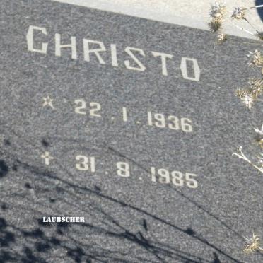 LAUBSCHER Christo 1936-1985 &amp; Hannatjie DURAND 1943-