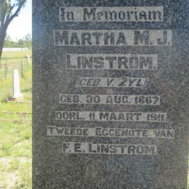 LINSTRÖM Martha M.J. nee v. ZYL 1867-1911