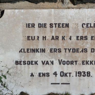 POTGIETER E.J. nee DU TOIT 1833-1925