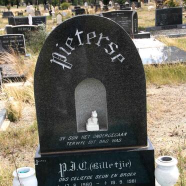 PIETERSE P.J.C. 1960-1981