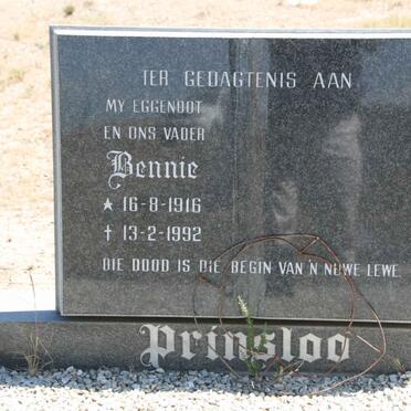 PRINSLOO Bennie 1916-1992