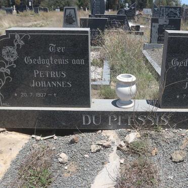 PLESSIS Petrus Johannes, du 1907- &amp; Susara Johanna 1911-1984